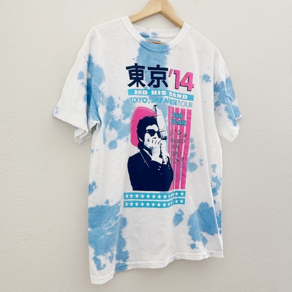 NWOT Bob Dylan Tokio Japanese Tour Graphic Tee - Picture 6 of 6